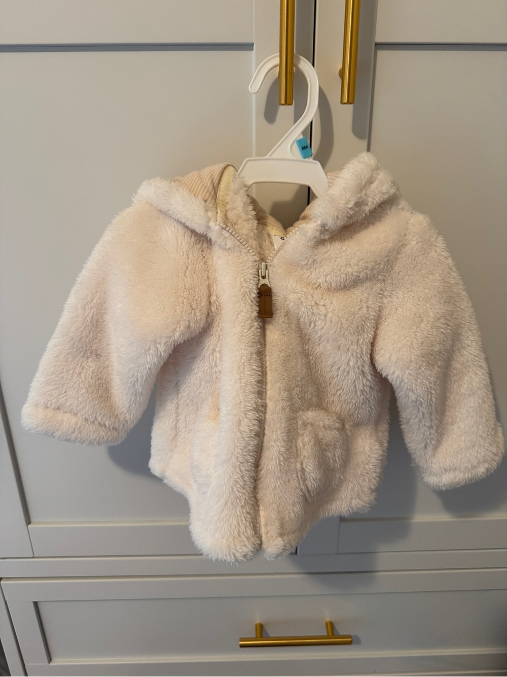 Carter’s Plush Hooded Baby Jacket, size 9 months